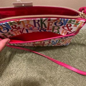 Dooney & Bourke Pebble Leather Ginger White Retro Crossbody Purse
